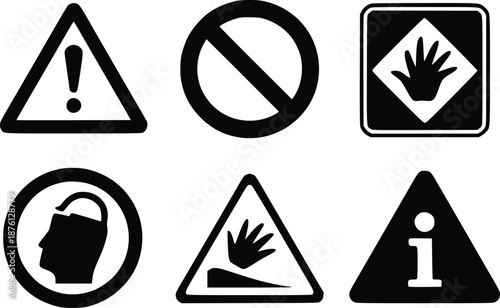 Common safety and information symbols
