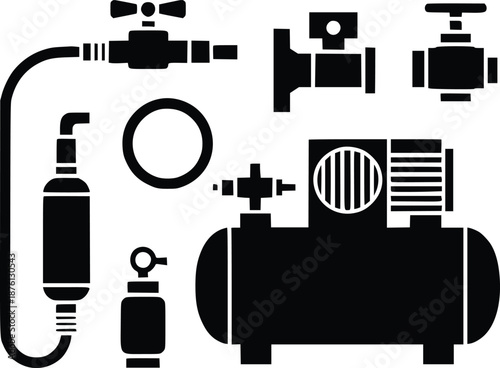 Industrial air compressor system