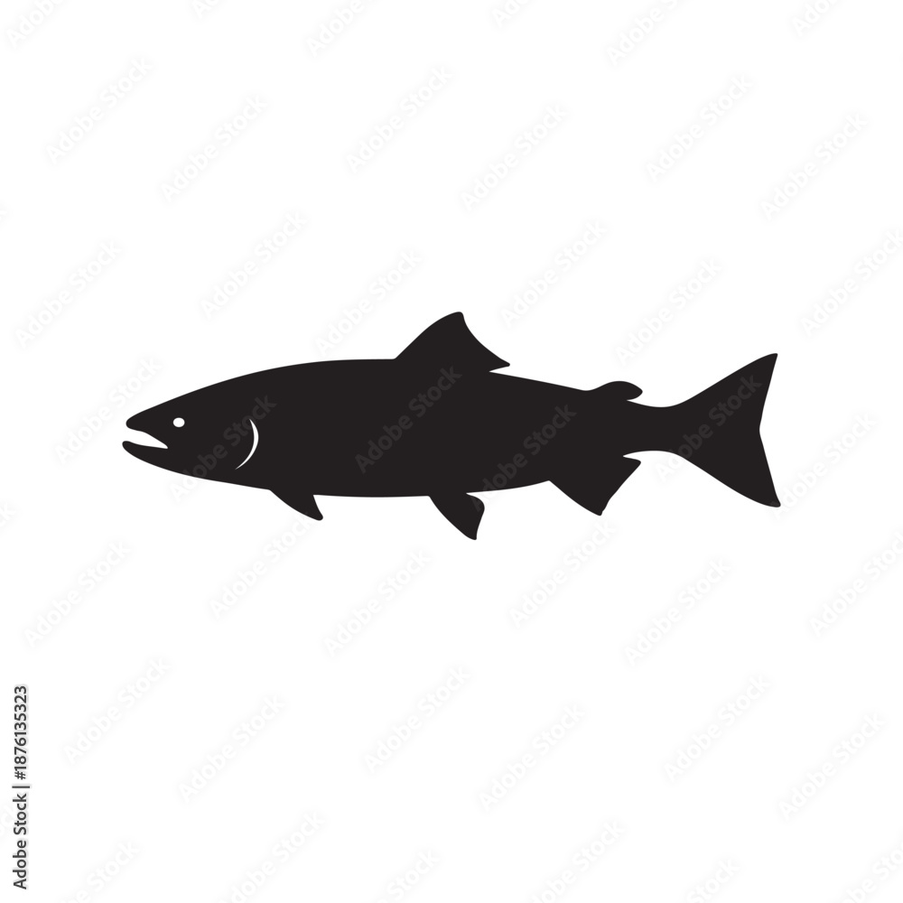 Obraz premium Salmon Fish Vector