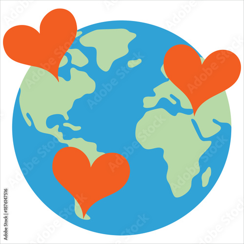 World Health Day cartoon design illustration vector isolated on white background