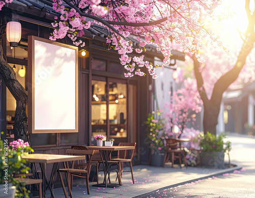 SAKURA MOCK UP サクラ　看板