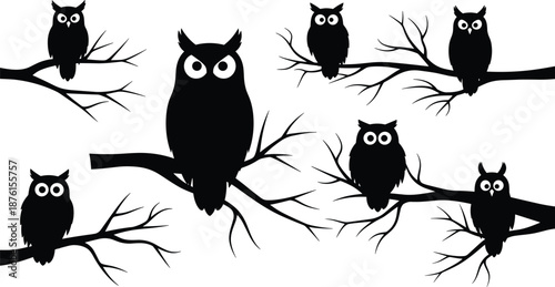 Diverse collection of black silhouettes featuring people in active poses walking standing and sitting for versatile graphic design projects and illustrations