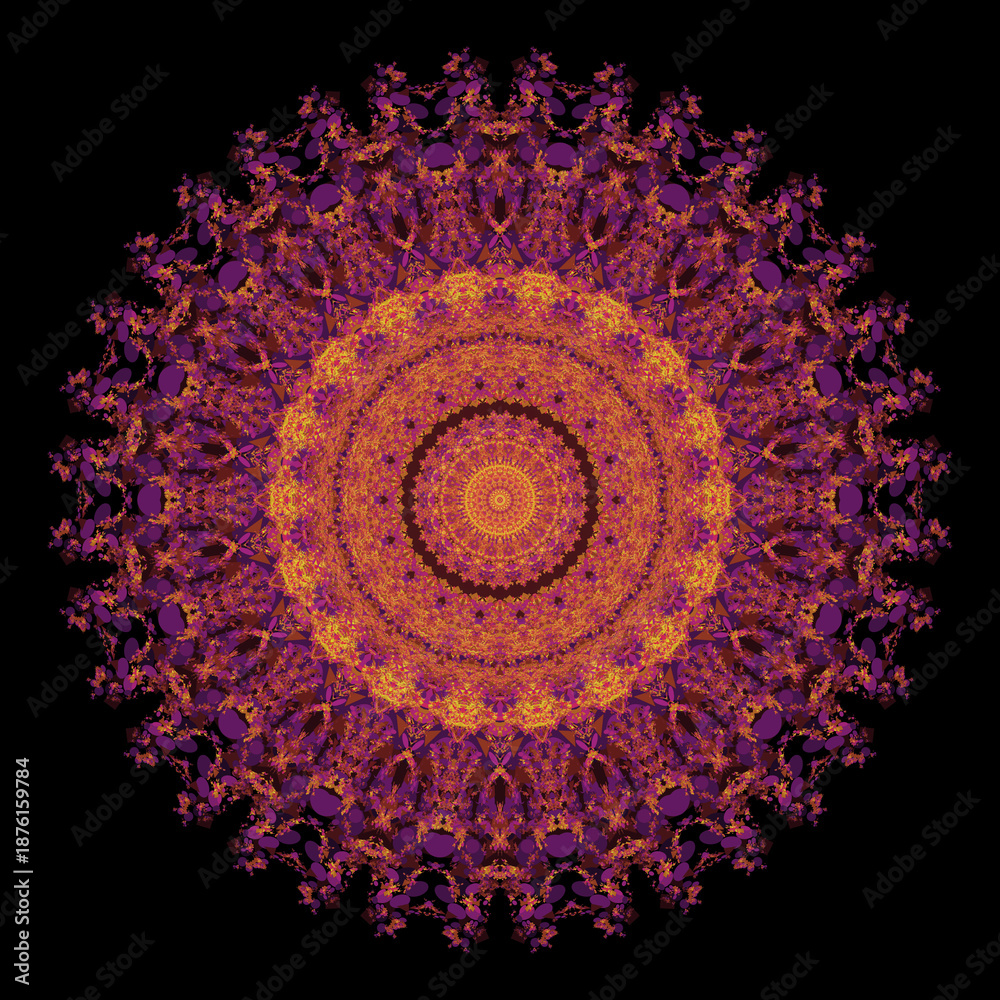 Obraz premium Ancient Spiral Pathway to Cosmic Consciousness Awakening