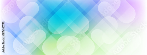 Gradient background with geometric shapes and light colours. Suitable for modern design projects, presentations, websites, and social media graphics.