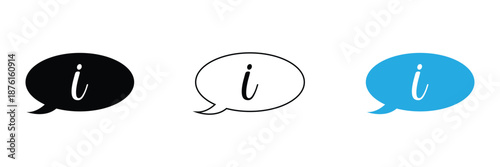 Information icon symbol. Information sign. Info Sign Icon. Info icon Simple outline vector logo.  Info Point Icon Black. Help Logo. Info simple set vector. Vector illustration EPS 10 .