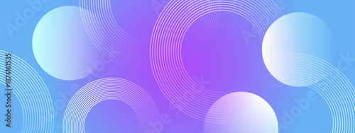 Blue purple abstract background with circular patterns. Perfect for banners, social media posts, art prints, and digital designs. Great for modern and creative projects.