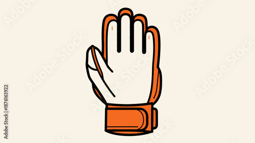 Goalkeeper Glove Illustration - Sports Equipment, Protection, Save