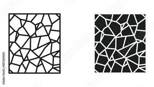 Vector Cracked Pattern Design Elements