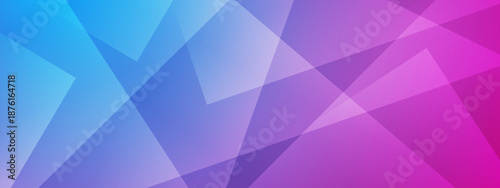 Geometric shapes featuring a blue, purple, and pink gradient, ideal for backgrounds, website design, digital art, and abstract concepts.