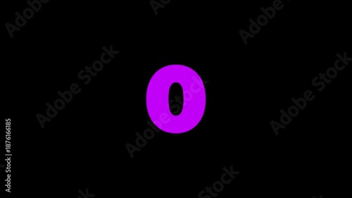 5 ,4 ,3, 2, 1 minutes countdown timer animation