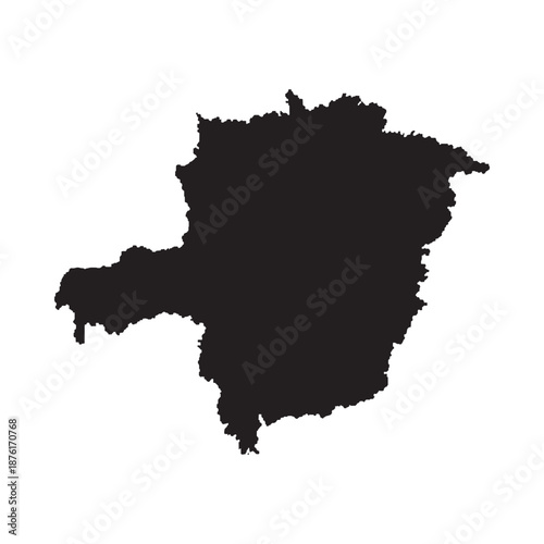 a black silhouette map of switzerland on a white background