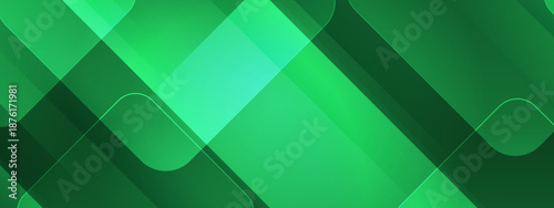 Overlapping green shapes for modern geometric abstract backgrounds. Suitable for design projects, artistic displays, digital presentations, and advertising materials.