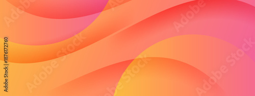 Abstract waves in blended shades of yellow orange and pink. Suitable for backgrounds, graphic designs, and web banners with a vibrant and modern style.