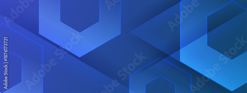 Dark blue geometric design creating a sleek and elegant abstract background