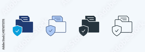 Data Privacy  Multiple Style Icon Collection