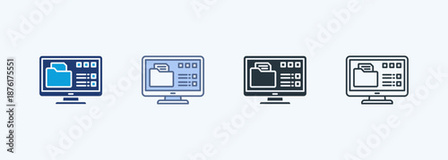 Web Data  Multiple Style Icon Collection