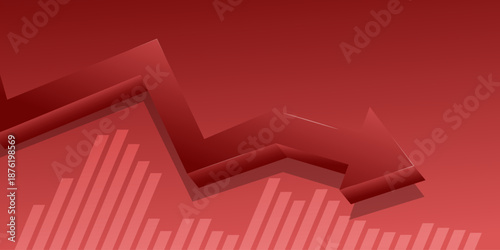 Concept  stock market exchange chart with information trading and finance background, banner, template for text, advertising, social media, web, layout