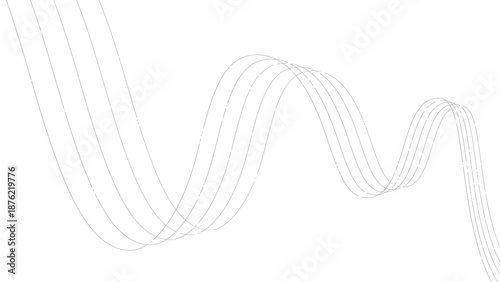musical notes flying on cords on transparent background,png curve trail white notas music and song isolated overlay social media design element