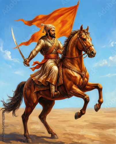 Wallpaper Mural Chhatrapati Shivaji Maharaj Jayanti poster illustration. Torontodigital.ca