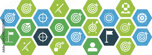 Business Goals and Targets Concept