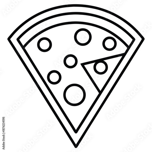 vector illustration of pizza