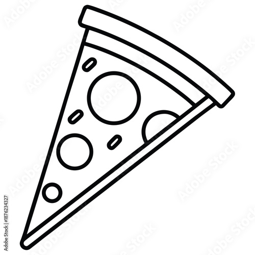 vector illustration of pizza