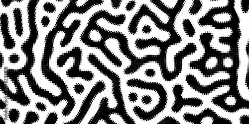 Gray dots on white background pattern. Grunge halftone background with dots.