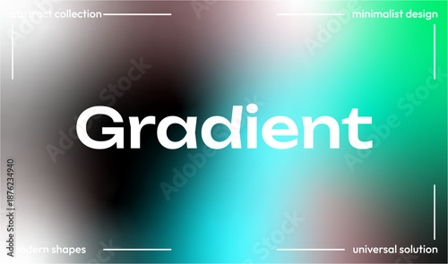 Vibrant Abstract Gradient Background with Smooth Color Blends