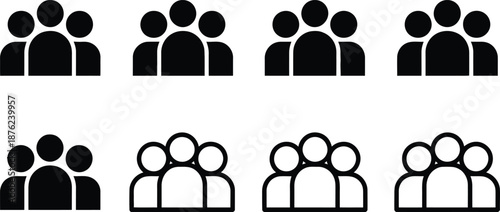 People Team Group Icons