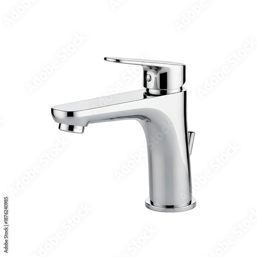 Wallpaper Mural Modern chrome bathroom faucet isolated on transparent background Torontodigital.ca