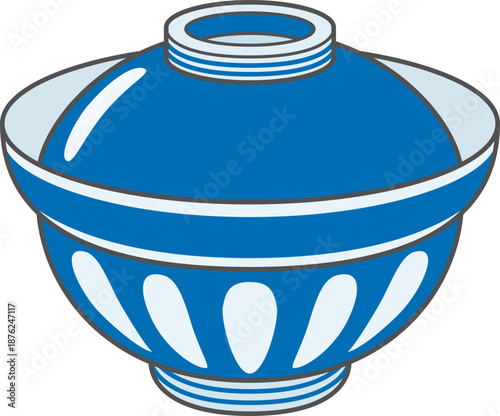 蓋つき丼ぶりのアイコン