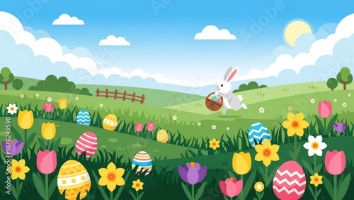 Traditional persian new year nowruz symbols and food illustrations