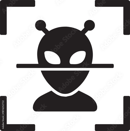 Extraterrestrial head scan frame for biometric identification and futuristic security systems