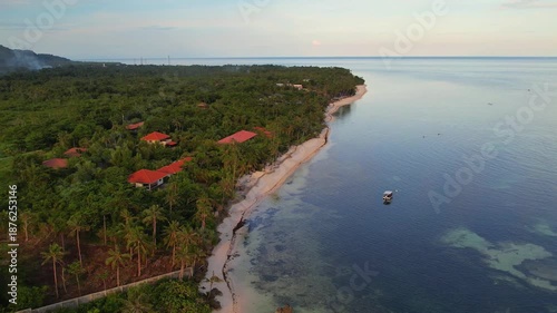 Wallpaper Mural Cinematic footage taken with a drone from a little town in the Philippines  Torontodigital.ca