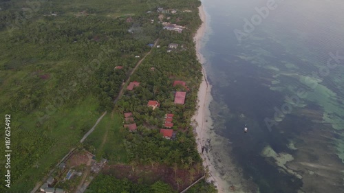 Wallpaper Mural Cinematic footage taken with a drone from a little town in the Philippines  Torontodigital.ca