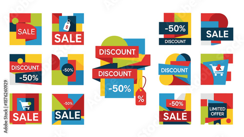 Vibrant Sale Banner Collection