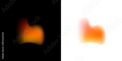 Abstract liquid gradient circle contains neon colors with metallic blot coating, cascading drops, inflated form, dynamic shape. Prism flare shimmer enhances highlights. Vector png banner object.