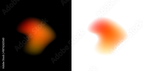 Abstract liquid gradient circle contains neon colors with metallic blot coating, cascading drops, inflated form, dynamic shape. Prism flare shimmer enhances highlights. Vector png banner object.