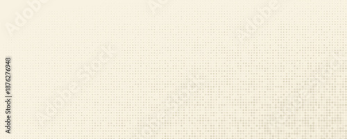 Vintage beige halftone paper texture. Retro craft ecru wallpaper with speckles, flecks, particles. Light cream grunge grain overlay background. Dirty dotted specked canvas material backdrop. Vector