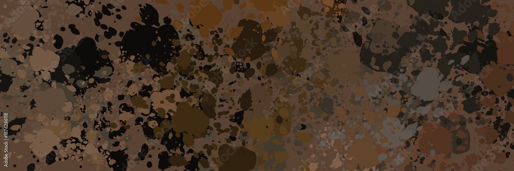Fototapeta premium Warm taupe abstract ripple texture with flowing black waves and soft elegance, ideal for luxury water, spa or meditative seamless backgrounds
