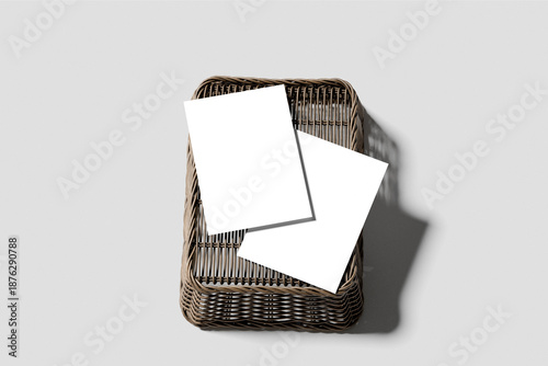 Realistic A4 Flayer Blank