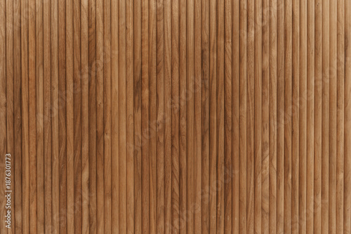 Wood Slat Wall Texture with Vertical Timber Panels