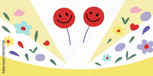 Delightful Moment Captured in Vibrant Colors