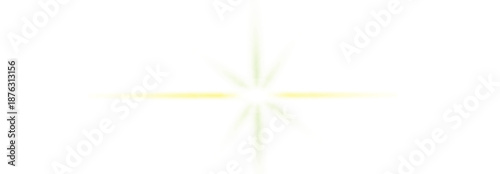 Bright gold sun light streak. Horizontal light line, star rays beam flare glow shine streak futuristic shimmer radiant energy effect luminous background.