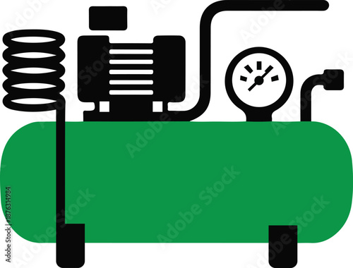 unique Air compressor icon