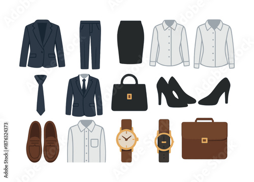 Business attire essentials: formal outfits and accessories for professionals