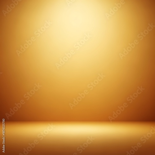 Elegant golden gradient background for product display and photography.