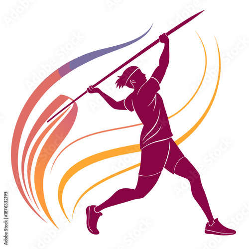 Silhouette of Power and Motion