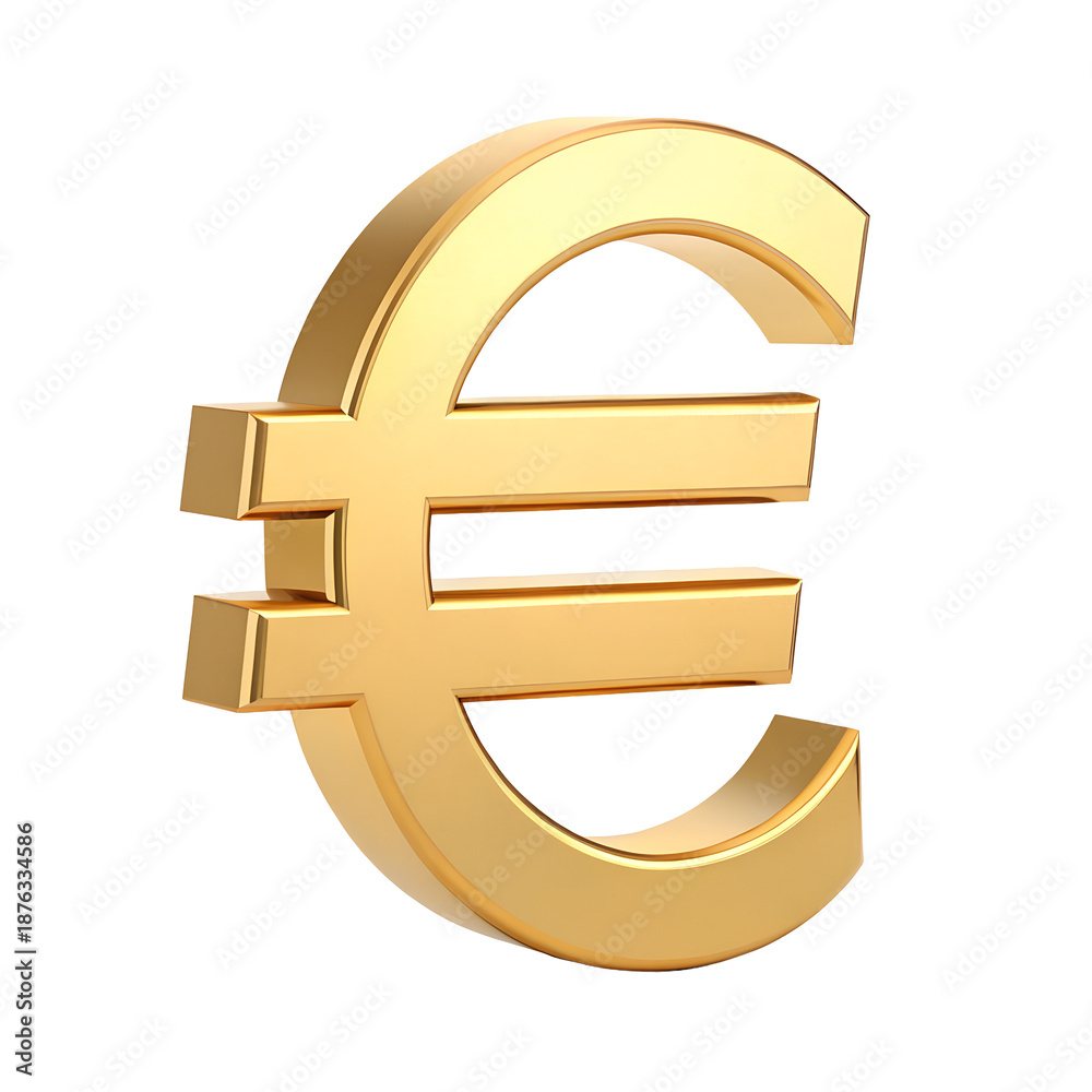 Obraz premium gold euro symbol, golden euro symbol,golden euro sign