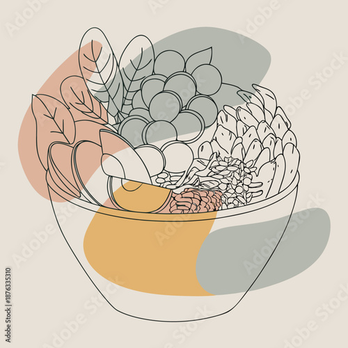 Nourishing Delights - Healthy Eating Plate